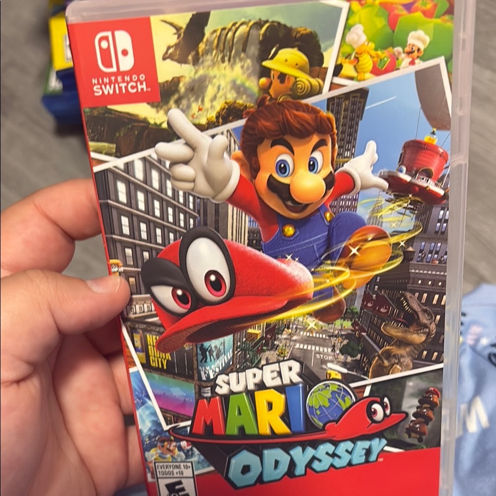 Nintendo Switch Super Mario Odyssey - Red and Blue